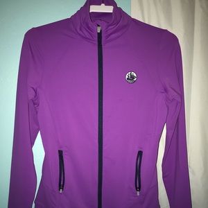 Peter Millar Full zip. Purple. Warn once! Small